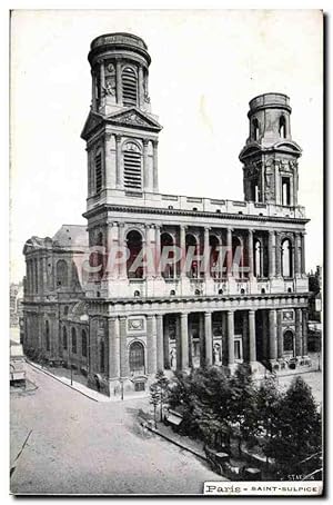 Bild des Verkufers fr Carte Postale Ancienne Paris SAint Sulpice zum Verkauf von CPAPHIL