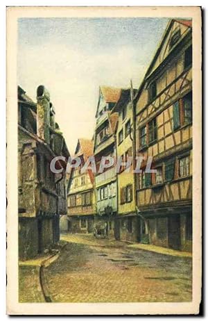 Carte Postale Ancienne Strasbourg Bain aux plantes
