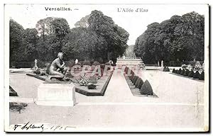 Bild des Verkufers fr Carte Postale Ancienne Versailles Alle d'eau zum Verkauf von CPAPHIL