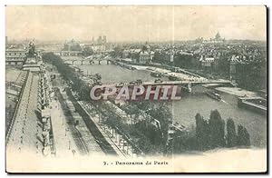 Bild des Verkufers fr Carte Postale Ancienne Paris Panorama zum Verkauf von CPAPHIL