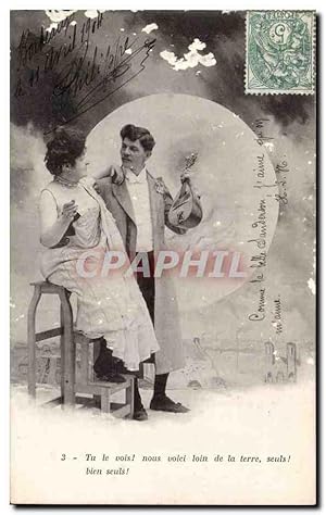 Imagen del vendedor de Carte Postale Ancienne Fantaisie Femme Lunes a la venta por CPAPHIL