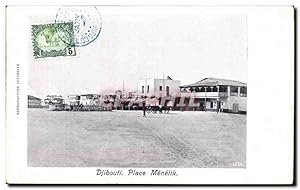 Seller image for Carte Postale Ancienne Cote des Somalis Djibouti Marche Menelik for sale by CPAPHIL