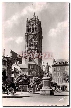 Image du vendeur pour Rodez Carte Postale Ancienne Place de la cite et vue sur la cathdrale mis en vente par CPAPHIL