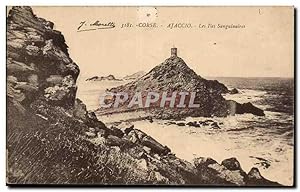 Corse - Corsica - Ajaccio - Les îles Sanguinaires - Carte Postale Ancienne