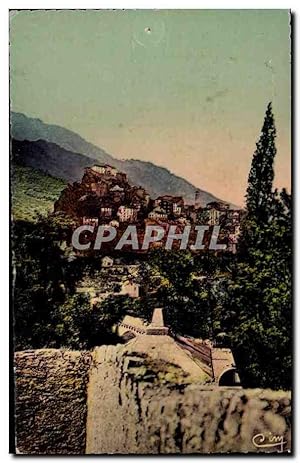 Seller image for Carte Postale Ancienne Corse Corsica Corte vue gnrale for sale by CPAPHIL