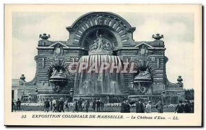 Seller image for Marseille - Exposition Coloniale 1922 - Le Chteau d'Eau Carte Postale Ancienne for sale by CPAPHIL