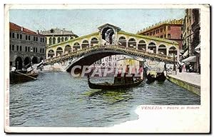 Immagine del venditore per Italia - Italie - Italy - Veneto - Venezia - Venice - Ponte di Rialto - Carte Postale Ancienne venduto da CPAPHIL