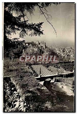 Bild des Verkufers fr Carte Postale Ancienne Espagne Spain Espana Gnralife Alhambra y Ciudad zum Verkauf von CPAPHIL