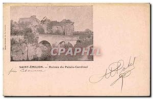 Seller image for Carte Postale Ancienne Saint Emilion Ruines du palais Cardinal for sale by CPAPHIL