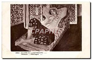 Seller image for Carte Postale Ancienne Musee du Luxembourg Paris Matisse Odalisque for sale by CPAPHIL