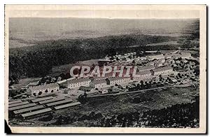Carte Postale Ancienne Militaria Camp de Valdahon vue générale du camp prise en avion