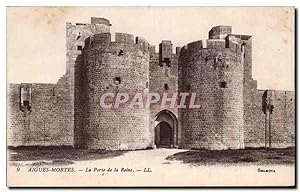 Bild des Verkufers fr Carte Postale Ancienne Aigues Mortes La porte de la Reine zum Verkauf von CPAPHIL