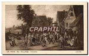 Image du vendeur pour Carte Postale Ancienne Musee du Louvre Paris La fte du village Teniers mis en vente par CPAPHIL