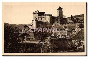 Cajarc - Château féodal - Carte Postale Ancienne