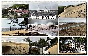 Carte Postale Semi Moderne Le Pyla La corniche Canetons en regates La grande dune Les voîles blan...