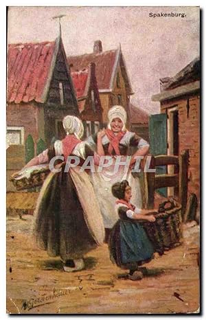 Pays Bas - Holland - Nederland - Spakenburg - Folklore - Costumes - Carte Postale Ancienne