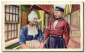 Carte Postale Ancienne Pays Bas Volendam Holland Folklore costume