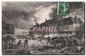 Carte Postale Ancienne Châteaudun 18 octobre 1870 Le combat sur place