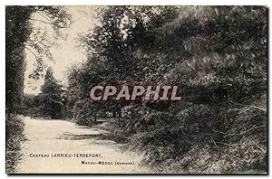 Carte Postale Ancienne Château Larrieu Terrefort Macau Medoc