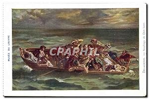 Imagen del vendedor de Carte Postale Ancienne Paris Musee du Louvre Delacroix Naufrage de Don Juan a la venta por CPAPHIL