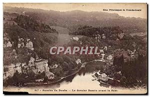 Imagen del vendedor de Carte Postale Ancienne Frontiere Franco suisse Bassins du Doubs Le dernier bassin avant le saut a la venta por CPAPHIL