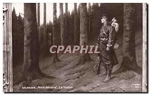 Seller image for Carte Postale Ancienne Fantaisie Salon 1912 Petit Gerard La vision Militaria for sale by CPAPHIL