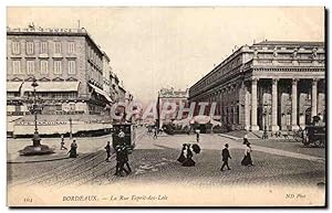 Image du vendeur pour Bordeaux - La Rue Esprit des Lois - Carte Postale Ancienne mis en vente par CPAPHIL