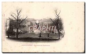 Bild des Verkufers fr Saint Etienne - Monuments des Combattants - Carte Postale Ancienne zum Verkauf von CPAPHIL