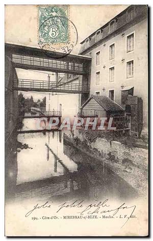 Bild des Verkufers fr Carte Postale Ancienne Mirebeau sur Beze Moulin zum Verkauf von CPAPHIL