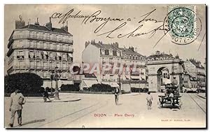 Carte Postale Ancienne Dijon Place Darcy