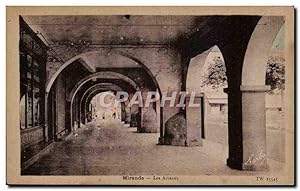 Seller image for Mirande - Les Arcades - Carte Postale Ancienne for sale by CPAPHIL