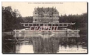 Château de Conde sur Iton - Carte Postale Ancienne