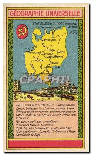 Bild des Verkufers fr Russie - Russland - Russia - Geographie Universelle - zum Verkauf von CPAPHIL