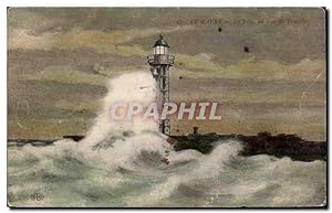 Immagine del venditore per Le Havre - La Jetée - Un Jour de Tempête - phare - lighthouse - Carte Postale Ancienne venduto da CPAPHIL