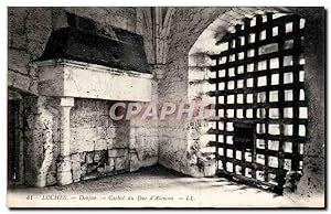 Bild des Verkufers fr Loches - Le Donjon - Cachot du Duc d'Alencon - Carte Postale Ancienne zum Verkauf von CPAPHIL