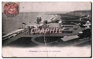 Image du vendeur pour Carte Postale Ancienne Dieppe Le casino et la plage mis en vente par CPAPHIL