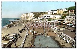 Veules les Roses - La Plage - Carte Postale Ancienne