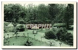 Bild des Verkufers fr Carte Postale Ancienne Barbizon Les pleiades Un coin du parc vue des fenetres de l'htel zum Verkauf von CPAPHIL