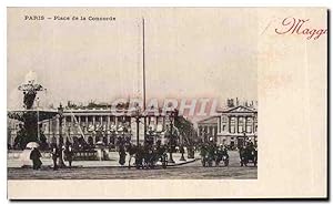 Seller image for Carte Postale Ancienne Paris Place de la Concorde for sale by CPAPHIL