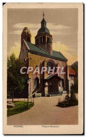 Bild des Verkufers fr Carte Postale Ancienne Worms Paulus Museum zum Verkauf von CPAPHIL