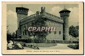 Seller image for Carte Postale Ancienne Torino Castello del Valentino veso il parco for sale by CPAPHIL