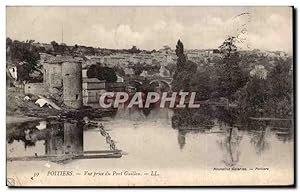 Poitiers - vue prise du Pont Guillon - Carte Postale Ancienne - mir