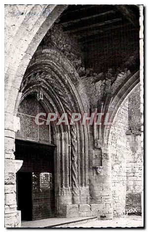 Carte Postale Semi Moderne Belves Le porche de l'église