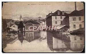 Carte Postale Ancienne Annecy Le canal du Thiou