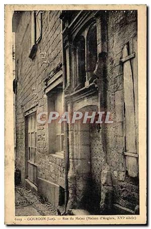 Gourdon - Rue de Majou - Carte Postale Ancienne