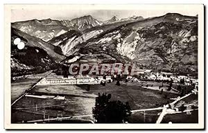 Carte Postale Ancienne Bourg St Maurice Les casernes et le massif du Rognaix