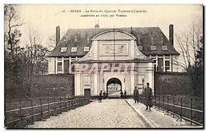Carte Postale Ancienne Arras La porte du quartier Turenne (citadelle) construite en 1670 par Vauban