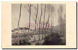 Bild des Verkufers fr Carte Postale Ancienne Alfred Sisley Beaux Arts d'Alger Les bords du Loing zum Verkauf von CPAPHIL