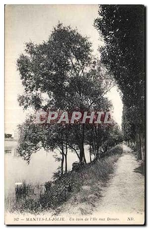 Image du vendeur pour Mantes la Jolie - Un Coin de l'le aux Dames - Carte Postale Ancienne mis en vente par CPAPHIL