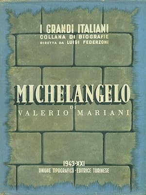Bild des Verkufers fr Michelangelo zum Verkauf von Librodifaccia